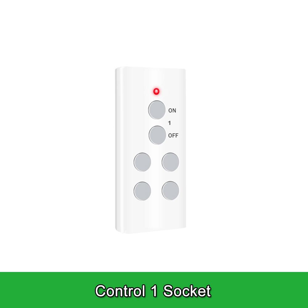 Wireless Smart Remote Control Power Outlet Light Switch Plug Socket Power Outlet Socket EU Plug with Remote Control