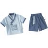 DAVE&BELLA Boys' Chinese Style Hanfu Shorts Set