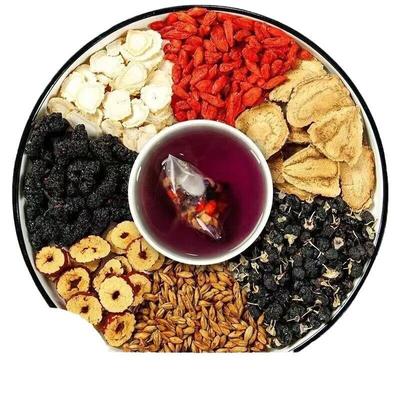 Ginseng Maulbeere Schwarze Wolfsbeere Rote Wolfsbeere Rote Datteln Trockener Gesundheitstee - 100g