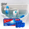Blauer Toilettenreiniger-Tank für automatische Reiniger-Schüsseltabletten 20 Stück Tabletten zum Einwerfen Badezimmer-Sanitäranlagen Verhindert Flecken & Desodoriert Einfache Anwendung