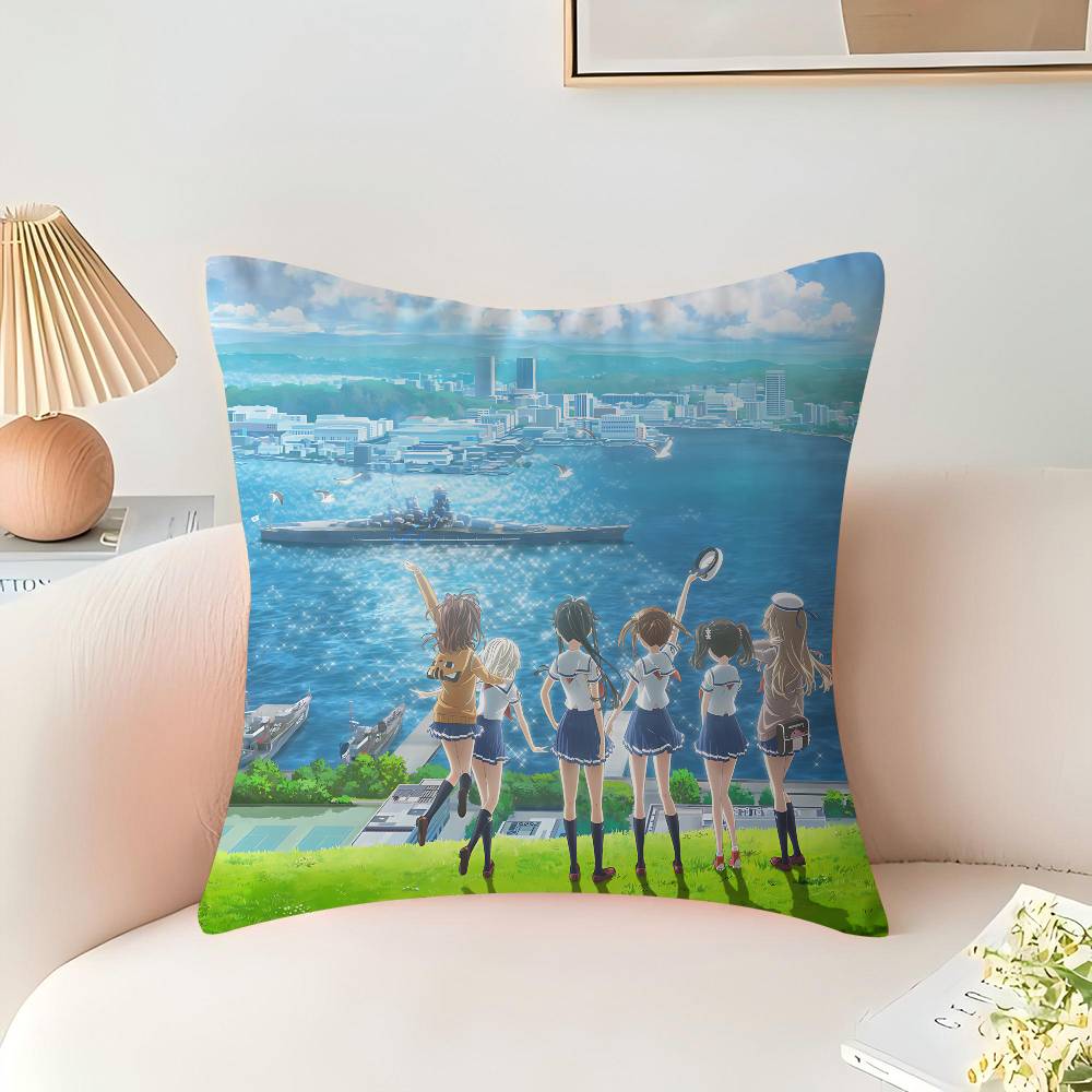 Anime S-Steins G-Gate Personalized picture text home decorative pillows Household Gifts 45x45cm