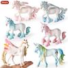 Realistic Solid Heart Unicorn Pegasus Toy Ornament