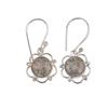 Natural Ethiopian Opal Copper Gemstone 925 Sterling Silver Jewelry Earrings1.40" EE-56-34