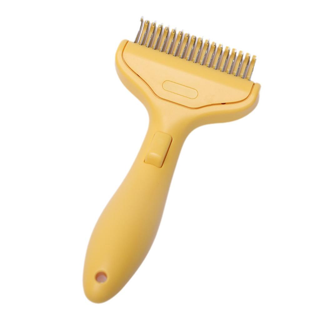 Pet Knot Comb, Cat Specific Floating Hair Comb, Dog Thinning Brush Tool, Stainless Steel Cat Hair Cleaning Brush