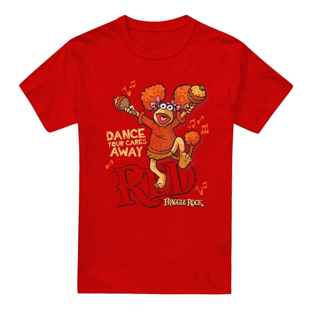 Fraggle Rock Dance 100% Cotton T-shirt Mens Tees Top S-3XL, Red S