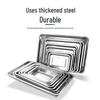 Yingbang 304 Stainless Steel Square Serving Tray