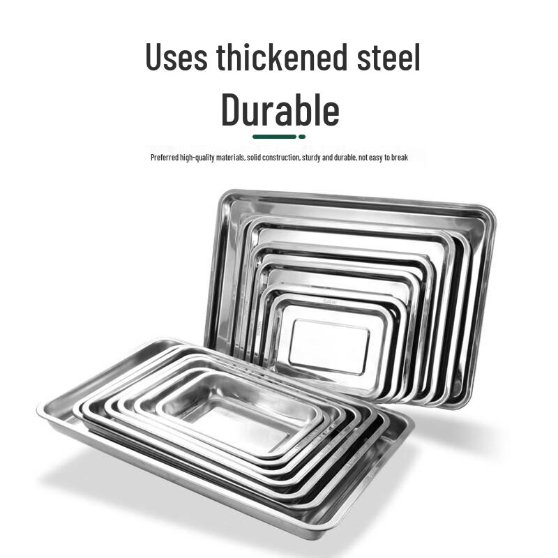 Yingbang 304 Stainless Steel Square Serving Tray