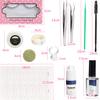 Semi Permanent Individual Eyelash Extensions Curl Glue Set Lash Starter Set Kit New