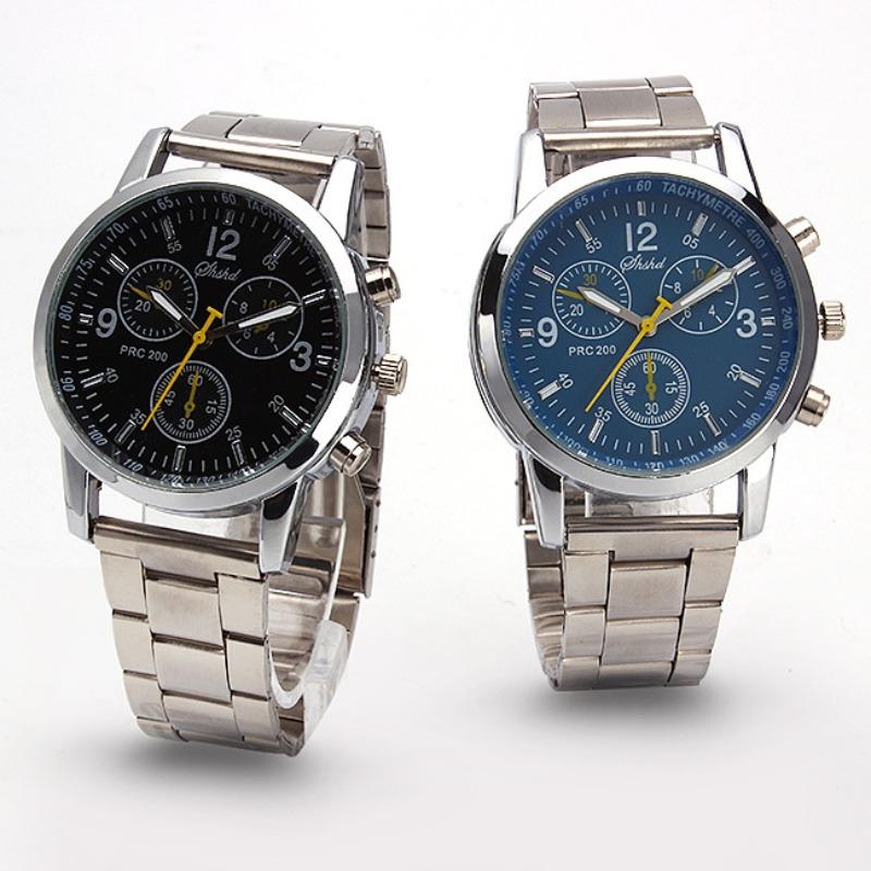 New Luxury Brand Men Quartz Watches for Men Silver Stainless Steel Watches Casual Unisex Clock Wristwatch Relojes Para Hombres