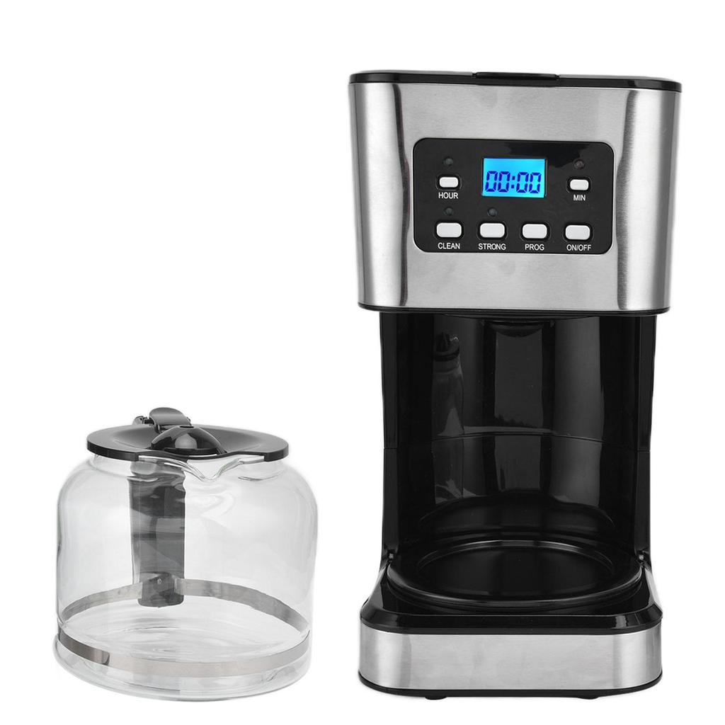 1,5l překapávací kávovar, kávovar na 12 šálků s časovačem, automatická extrakce pro domácnost a kavárnu