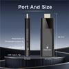 Q6 Mini TV-Stick Bluetooth Sprachfernbedienung 2G+8G Android 10 2,4G/5G WLAN+BT4.0 H313 Smart TV Box Android TV Dongle PK DQ03