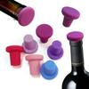 Silicone Creative Design Safe And Healthy 6 Colors Wine Stopper Bottle Caps Bottle Stopper Family Bar Preservation Tools