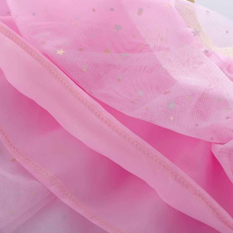 Children's Skirts Girls Summer Lace Baby Mini Tutu Skirts Stars Glitter Dance Sequin Birthday Party Skirt Kids