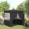 Professional Party Tent with Side Walls 2*2 M Anthracite 90 G M²