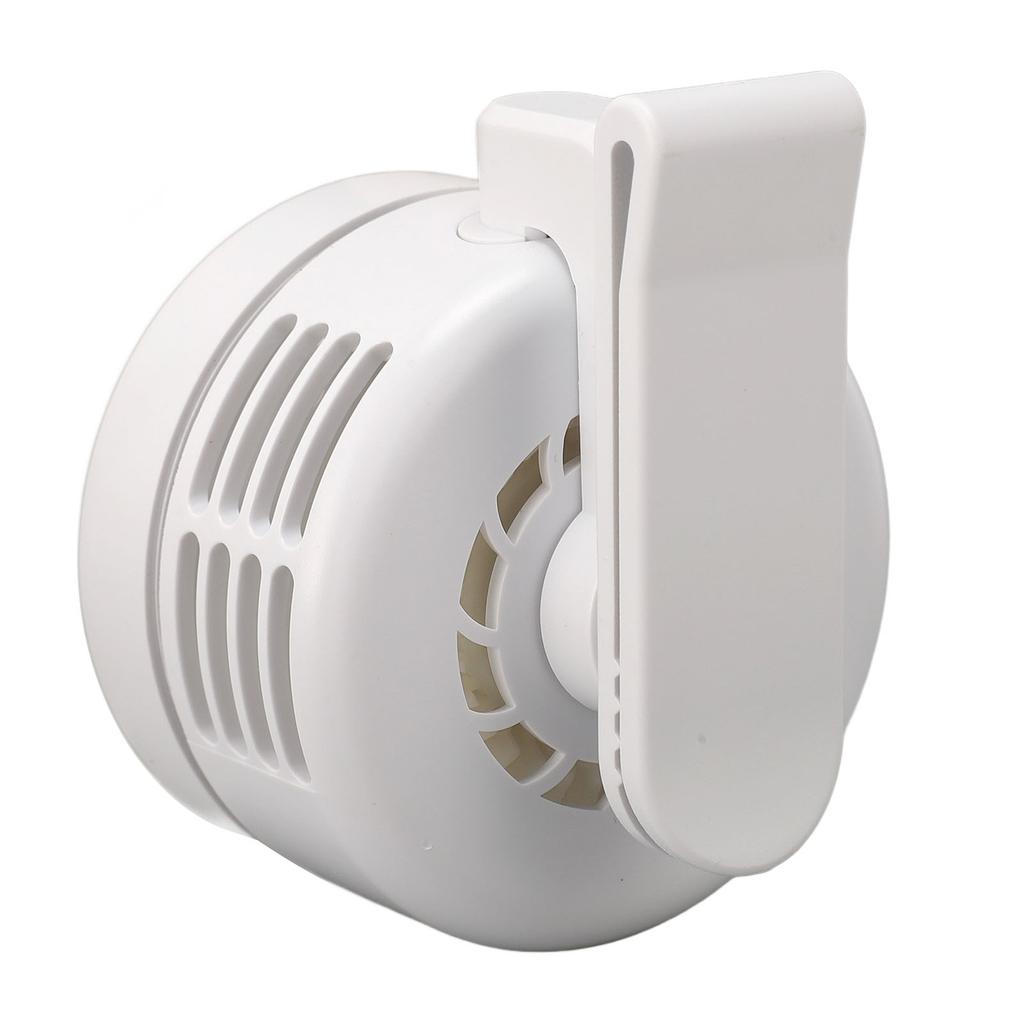 Mini Waist Fan 3 Speed Rechargeable Strong Wind Portable Outdoor Waist Clip Fan for Travel Hiking Exercise