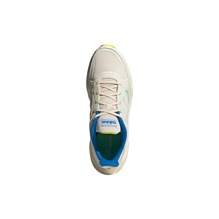 Adidas Neo 90S Valasion Comfortable Retro Mesh Leather Cushioning Non-Slip Wear-Resistant Breathable Low-Top Casual Running Shoes HP6766