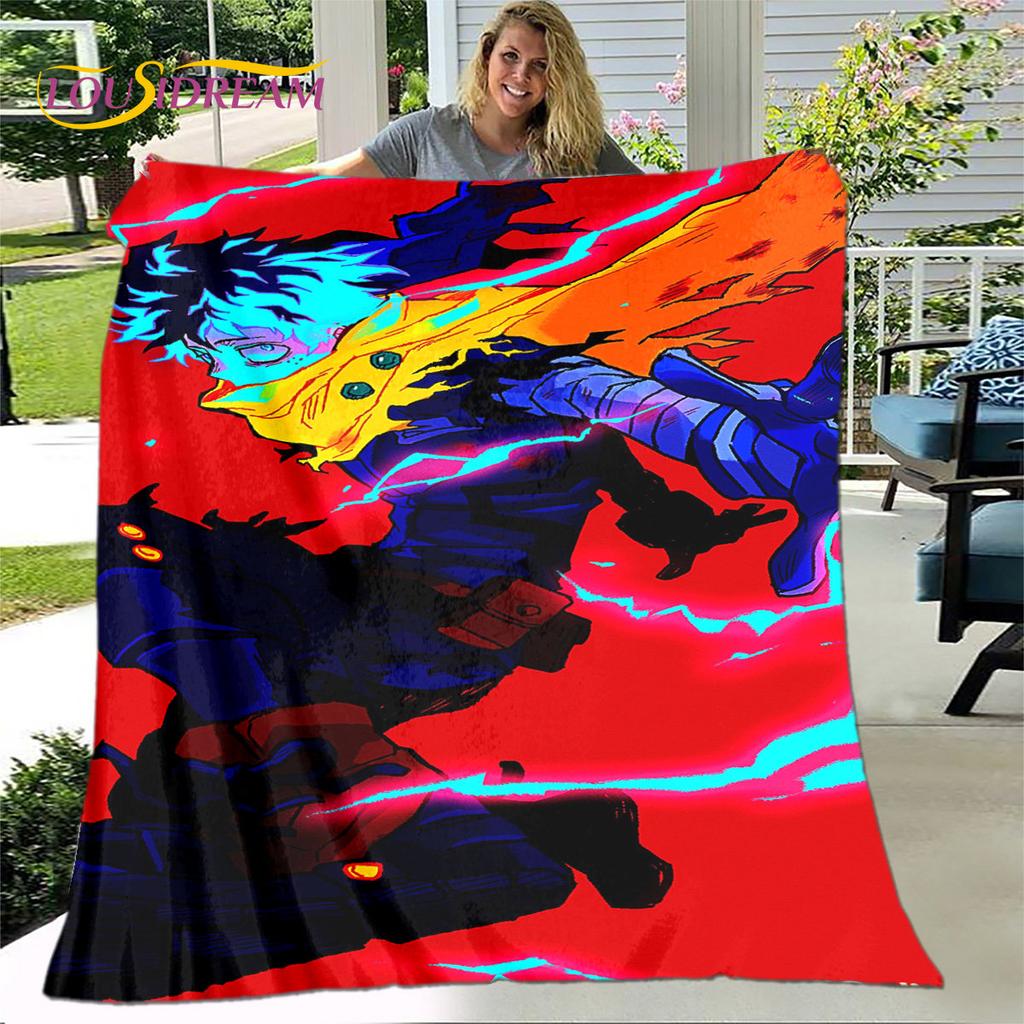 My Hero Academia Anime Cartoon Soft Plush Blanket,Flannel Blanket Throw Blanket for Living Room Bedroom Bed Sofa Picnic Cover