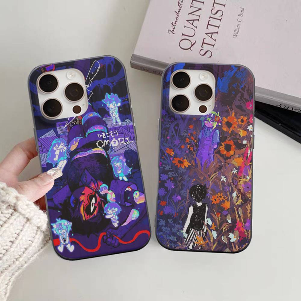 O-Omori Game Phone Case For iPhone 17 16 15 11 12 13 14 Pro Max Soft Corrugated Silicone Cover Case