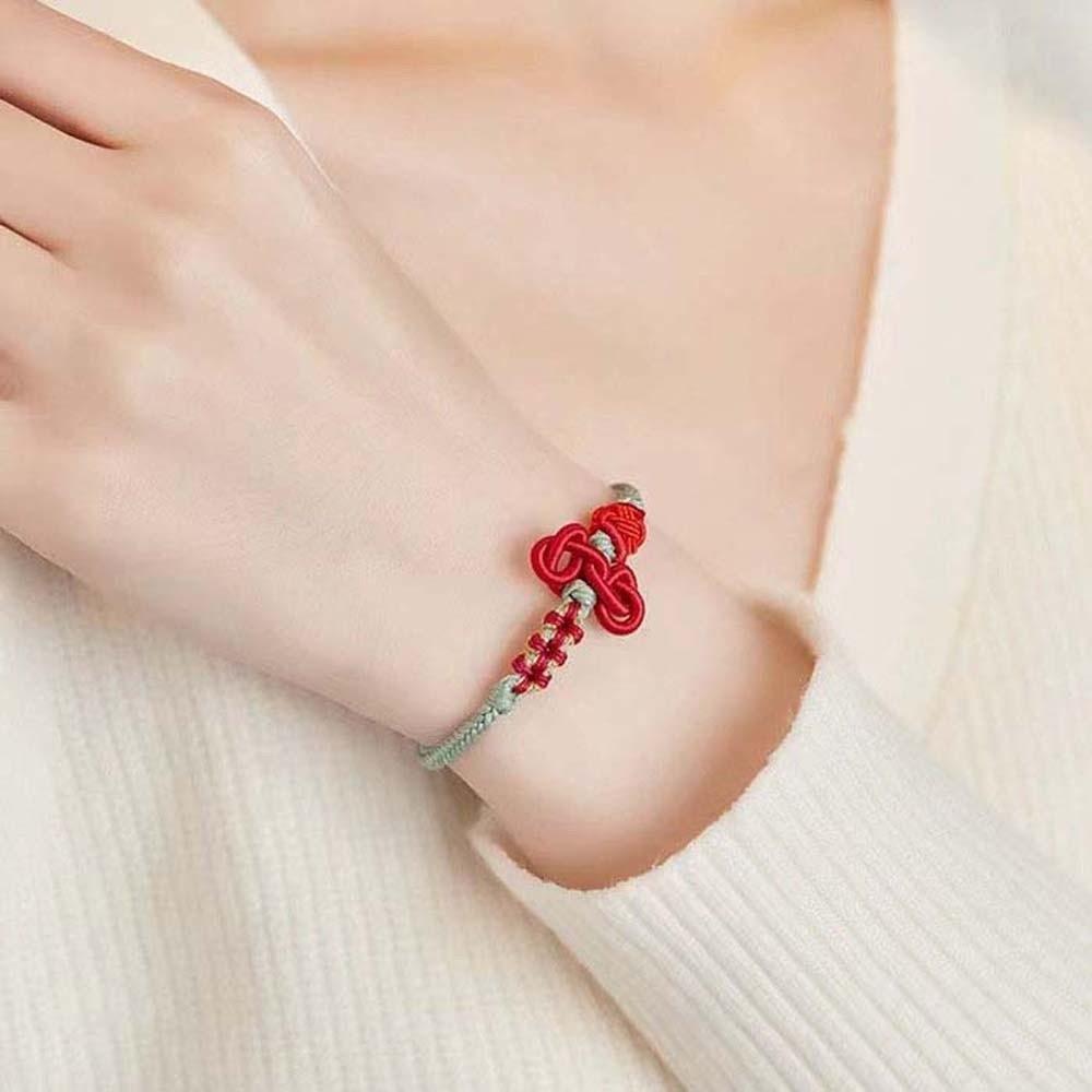 Fortunate Ornaments Exam Success Woven Bracelet Personality Chinese Knot Bangle Party