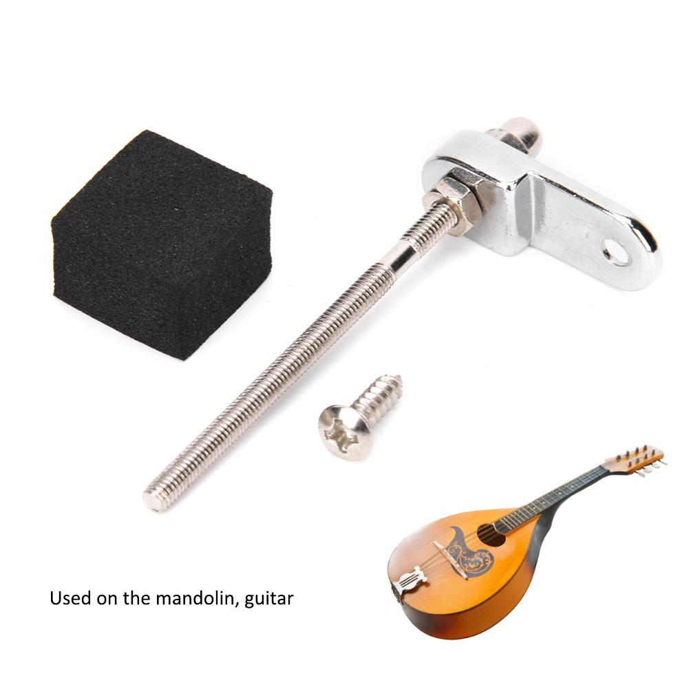 Mandolin Pickguard Mounting Bracket Guitar Black Sponge Pad Musical Instrument Accessories