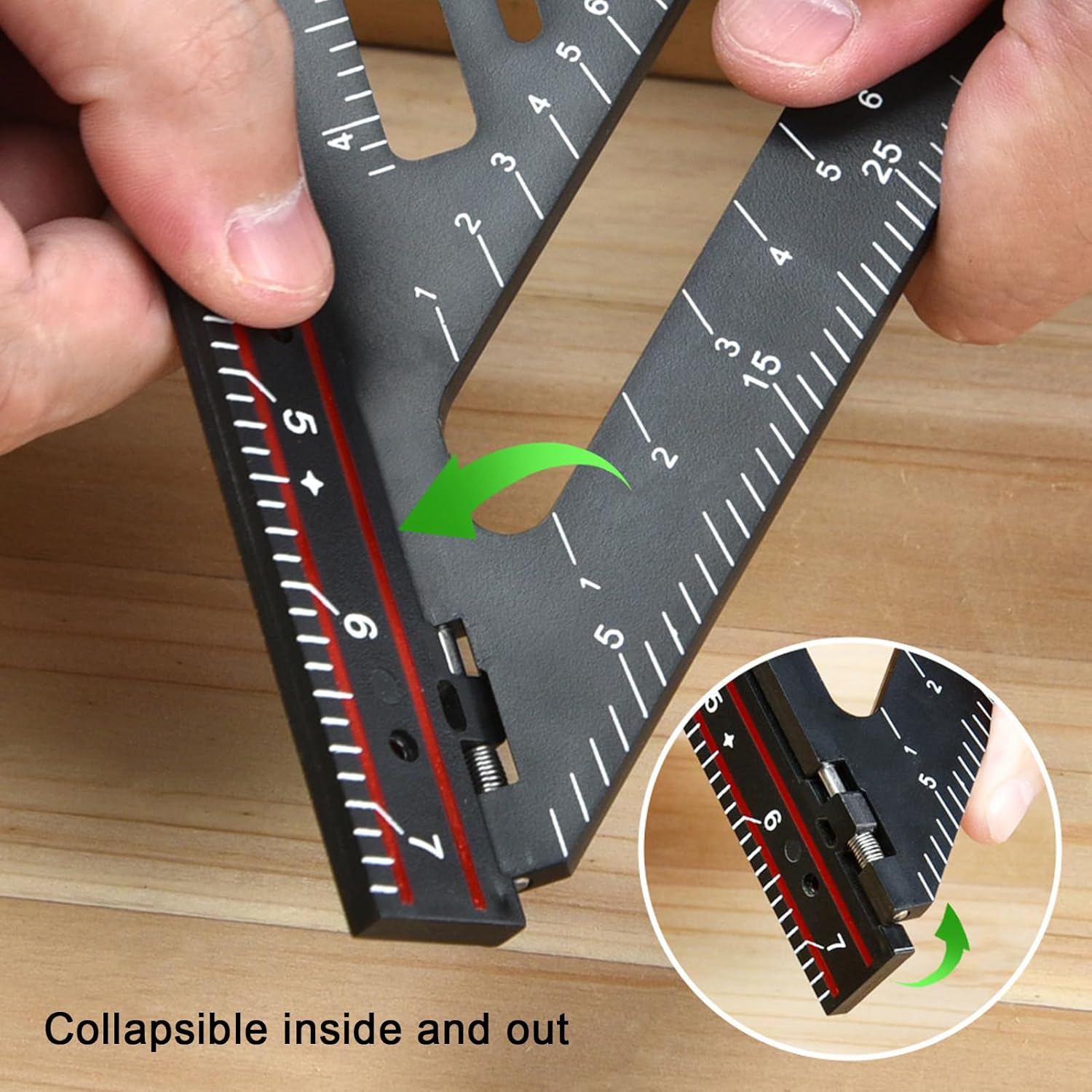 Усовершенствованный столярный угольник, складной угольник, стропильный угольник с уровнем, приспособление для разметки, комбинированный угольник, треугольная линейка, инструмент для разметки при деревообработке для