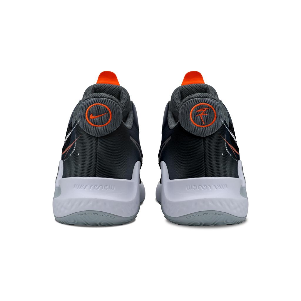 Nike KD Trey 5 IX Cushioning, Wear Resistant Mid top Basketball Shoes Unisex Black Gray CW3402-011(Team529-)