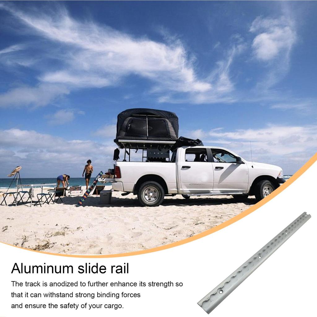 Aluminum Airline Rail 0.5M L-Track Control Tie Down Rail For Trailer Securing Motorcycles ATVs Tractors Dirt Bikes
