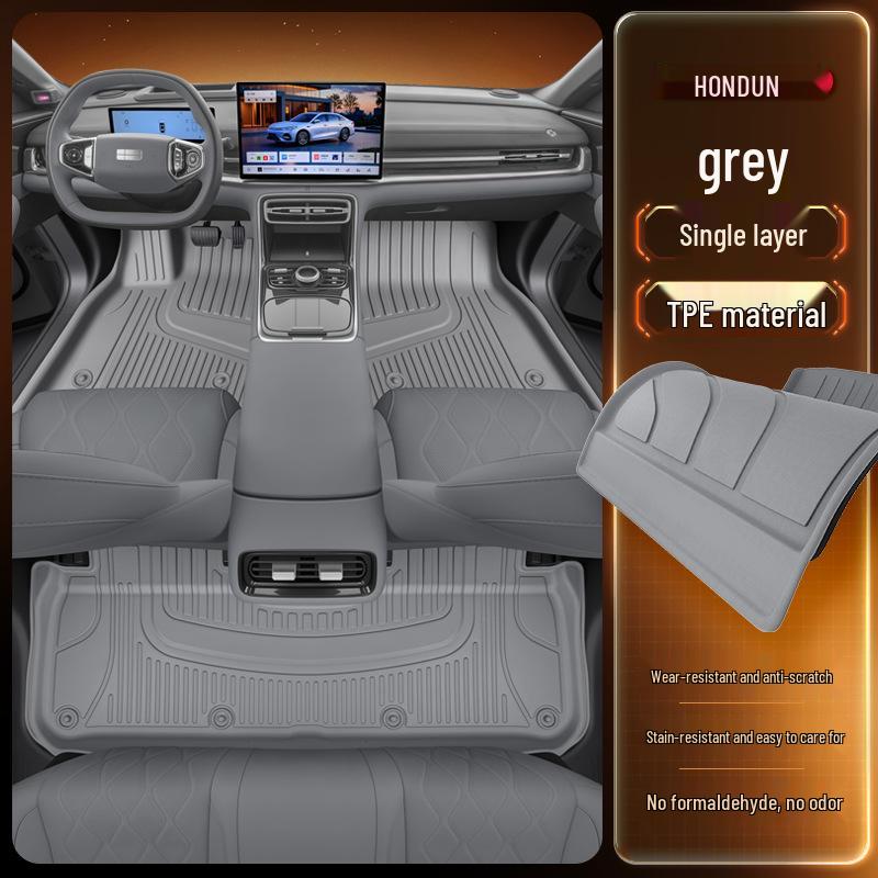 Floor Mats for Geely Galaxy A7 (2025) - TPE Car Interior Modification Accessory