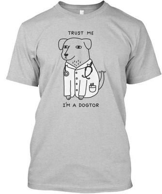 T-shirt per cani Trust Me Im A Dogtor Made in USA Taglie dalla S alla 5XL