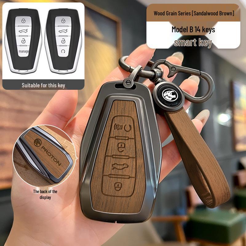 Proton Car Key Covers: Premium Zinc Alloy Case for X50 & X70, Men's & Women's Styles