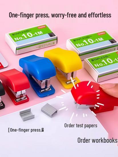 Mini Stapler Set for Home, Office, or Study - Includes Stapler & 10 Staples