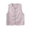 New Jacquard Buckle Vest Women's High-end Design Sense Retro Banquet Outside Vest