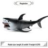Marine Animal Simulation Model Figures: Shark, Dolphin, Hammerhead, Crab, Squid, Starfish for Kids' Education