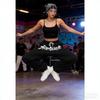 High-Waisted Drawstring Jazz Dance Hip Hop Sports Pants for Women