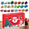 2025 Jultomtens Adventskalender 24 Dagar Pull Back Bil Leksaksfordon Leksaker Set Semester Nedräkningskalender Barnens Födelsedag Julklapp