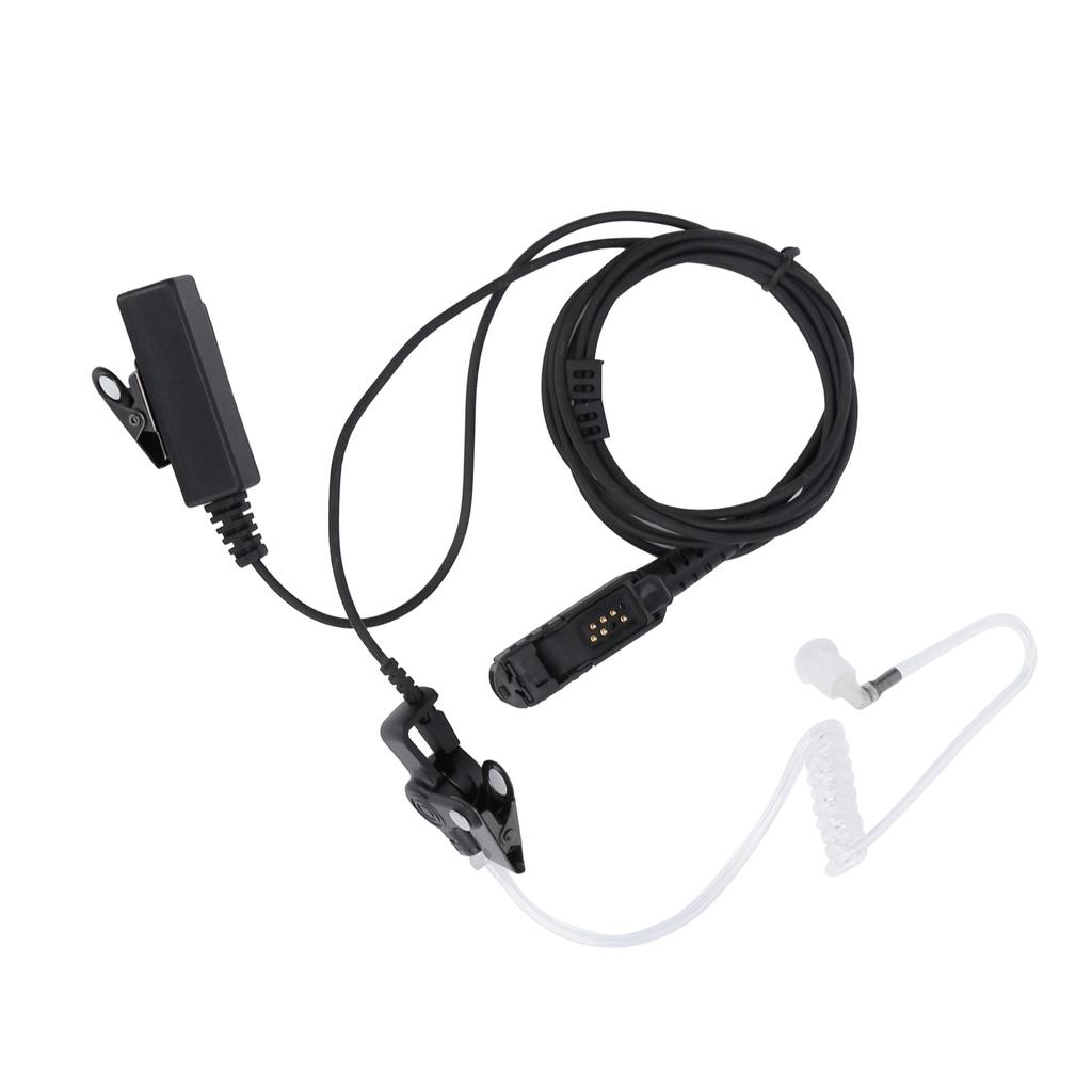 Walkie Talkie Earphone with Microphone PPT Acoustic Tube Replacement for Motorola XPR3300 3500