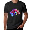 Golden Retriever Dog Watercolor Funny Face T-Shirt Sublime Short Sleeve Tee Hippie Clothes Men Clothings