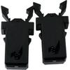 ZCZQC 10PCS Black Trash Can Lock Replacement Kit Spring Press Buckle Touch Top Can Button Plastic Repair Clip Push Switch Self Locking Tissue Box