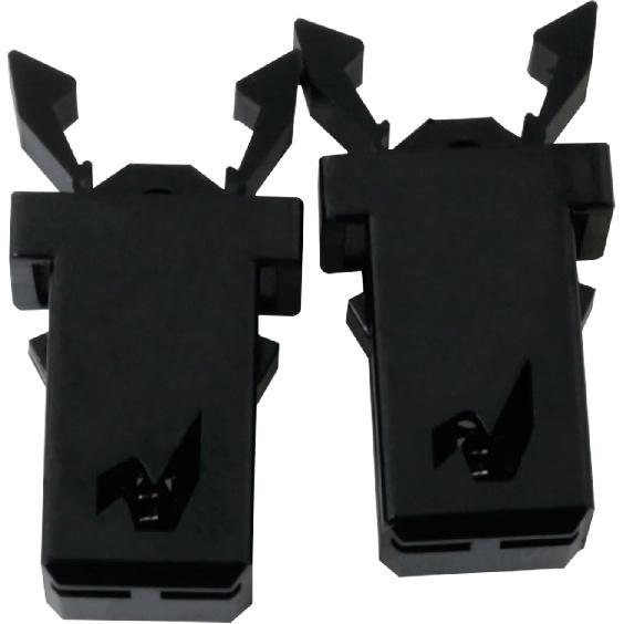 ZCZQC 10PCS Black Trash Can Lock Replacement Kit Spring Press Buckle Touch Top Can Button Plastic Repair Clip Push Switch Self Locking Tissue Box