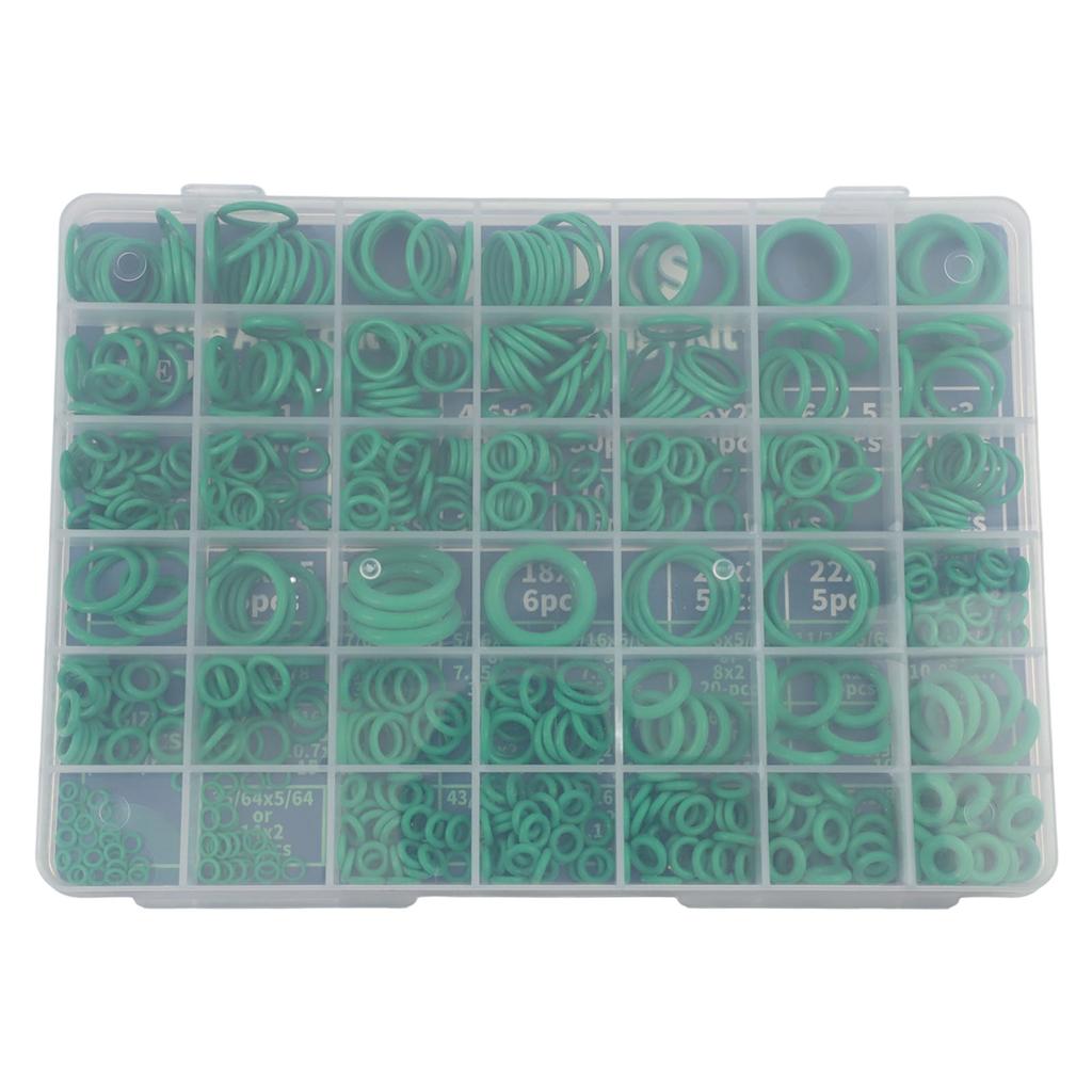 595PCS Car Air Conditioner O-Ring Kit 36 Sizes Sealing Rubber O-Ring Combination Set Car Air Conditioning Sealing Rubber O-ring