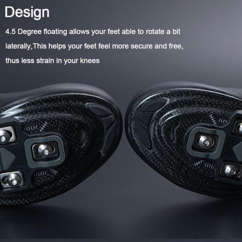 Road Bike Cleats Applicable LOOK KEO Pedal Cleat 4.5 Degree Self-lock Bicycle Pedal Cleat Cycling Shoe Cleats for LOOK KEO