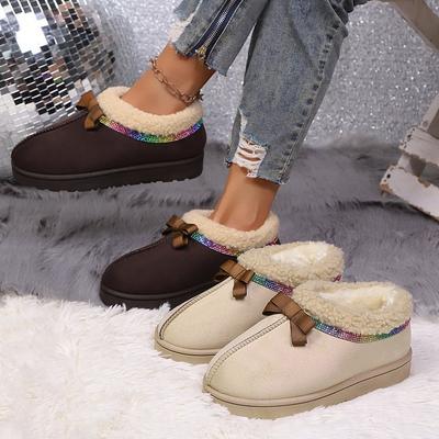 Women's Boots Thickened Warm Hiking Mountaineering Thick Bottom Comfortable Waterproof Non-slip Sports Casual Snow Boots Cotton Shoes