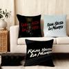 H-Hasta La M-Muerte Hot Cushion Cover Plush Fabric Soft Double-Sided Printed Sofa Warm Winter Home Child Gift Pillow Case