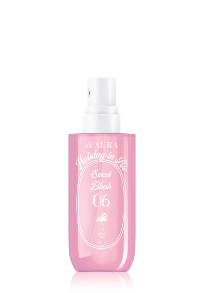 Holiday In Rio Sweet Blush Body Mist 150 Amber Floral Fragrance