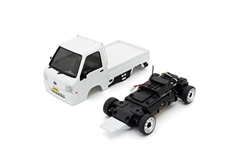 Kyosho Egg First Minute 1/28 Scale RC Light Truck Subaru Sambar (6th Generation) White 66607