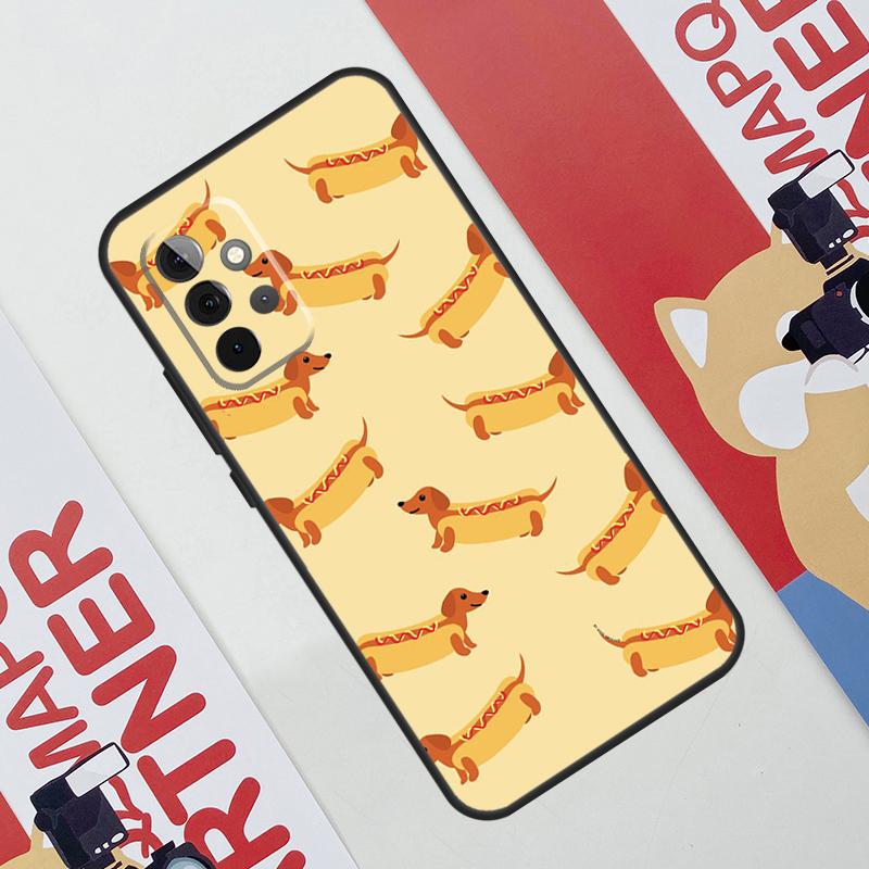 Dachshund Dog Case For Samsung Galaxy A36 A35 A55 A06 A16 A26 A56 A53 A32 A52 A33 A13 A14 A34 A54 A17 A15