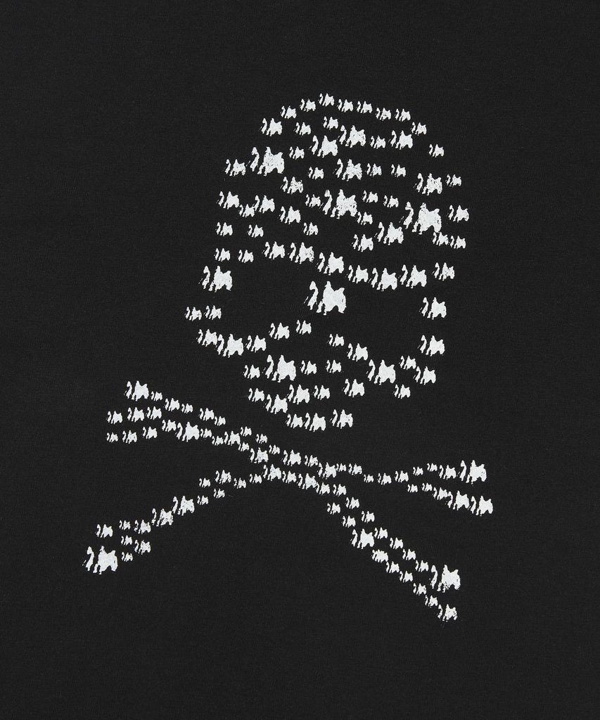 Seuweideu Albino Skull Crop Tee [Black]