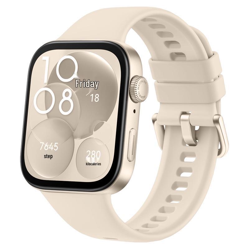 Kompatibel mit der Huawei Fit4 Uhr, mikrotexturiertes Silikonarmband, gleicher Stil wie das originale HUAWEI FIT3 Armband.