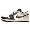 Air Jordan 1 Low CNY Horse Year, Triple Lab Grown, Pure Gold Trimmed Abrasion Resistant Abrasion Resistant 553558-040(Team-)