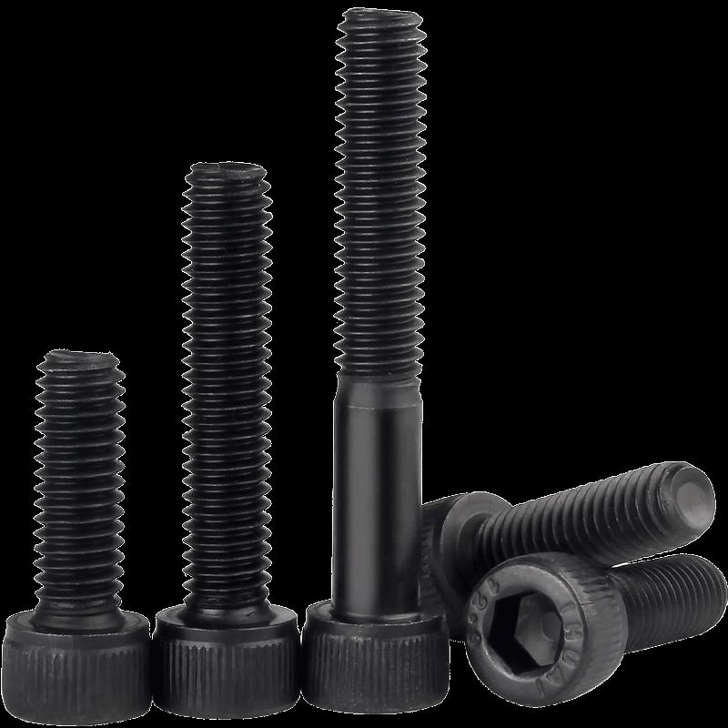 GUWANJI Grade 12.9 Blackened Alloy Steel Hex Socket Cap Screws